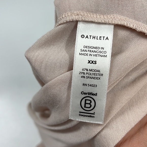 Athleta Cloudlight Restore Tank Velvety Pink XXS Modal Tank - Picture 5 of 7